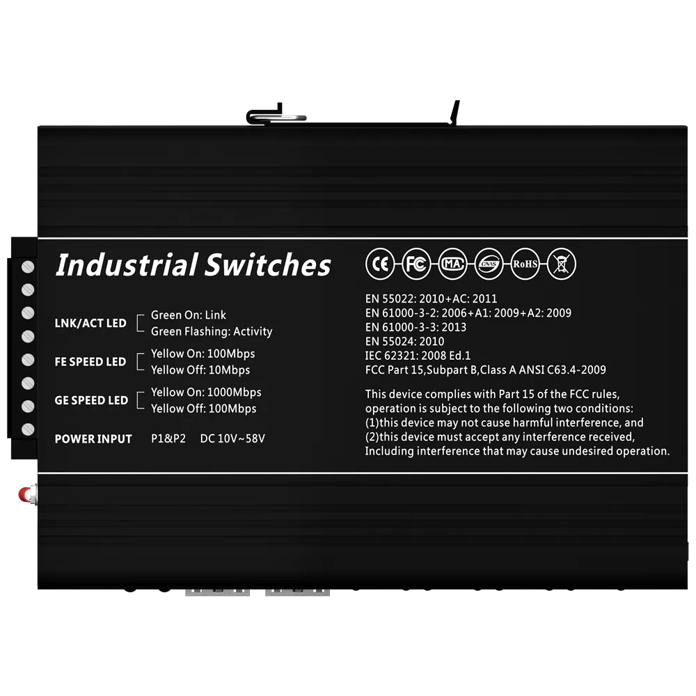 Switch PoE Gestionable SW1208HIPOE-MGF-240-DIN 8P Gigabit