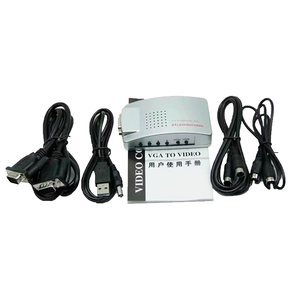 Adaptador VGA-VIDEO-CONVERTER para Sistemas CCTV