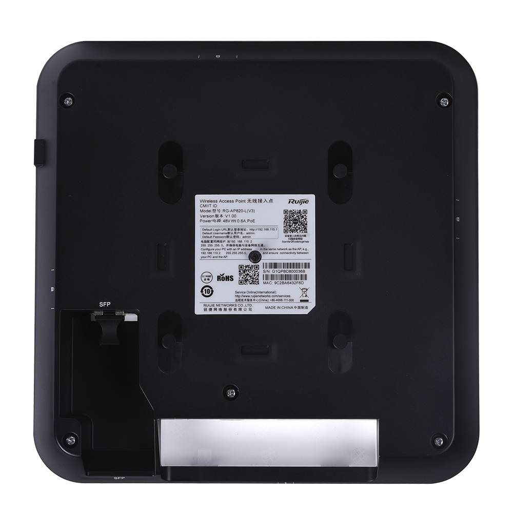 Reyee - RG-AP820-L(V3) - Punto de acceso Wi‑Fi 6 Dual (2.4/5 GHz) PoE - Imagen 5