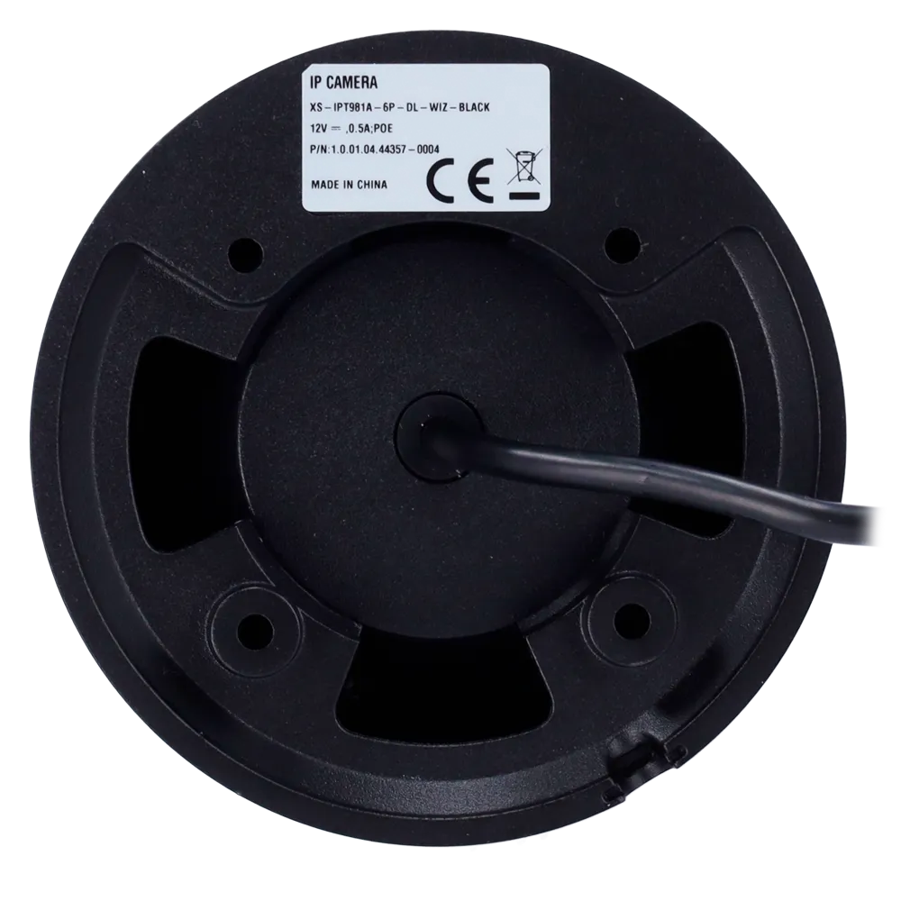 X-SECURITY XS-IPT981A-6P-DL-WIZ-BLACK Cámara IP Turret 2.8mm IR 60m