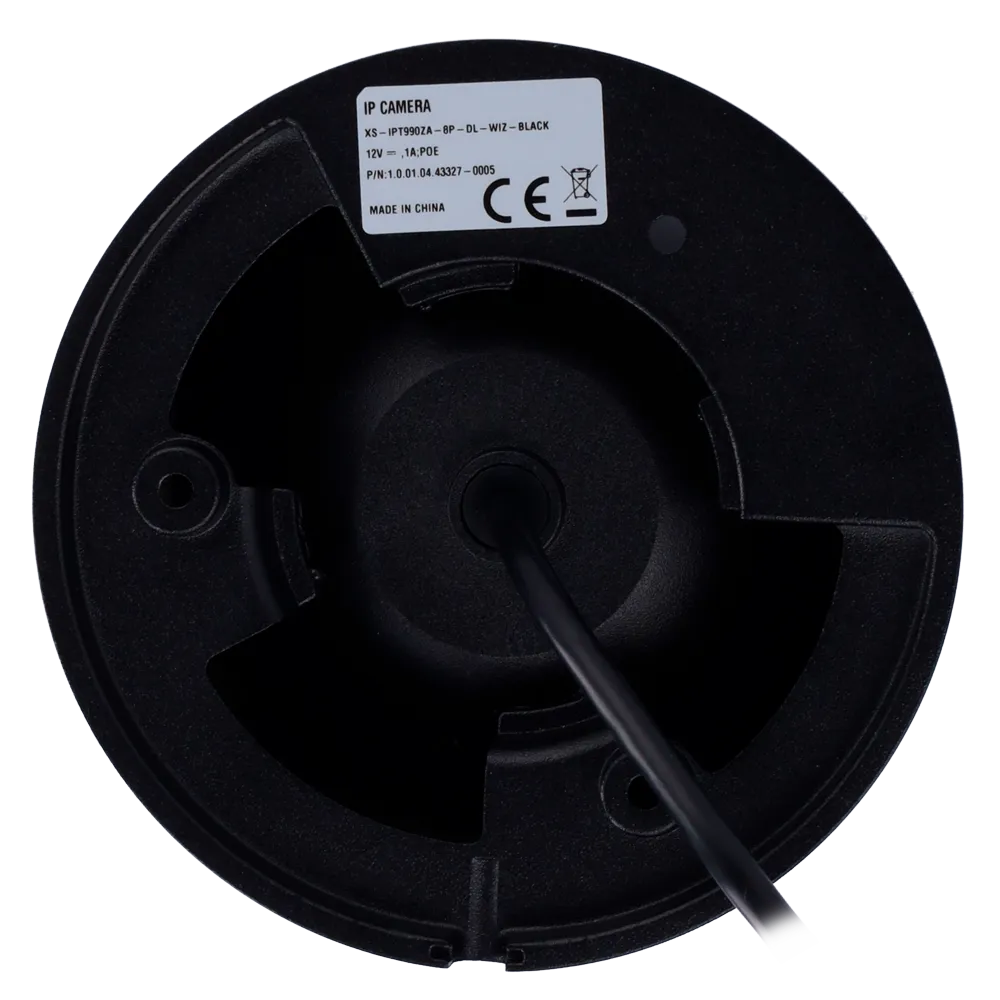 X-SECURITY XS-IPT990ZA-6P-DL-WIZ-BLACK IP Turret 13.5mm