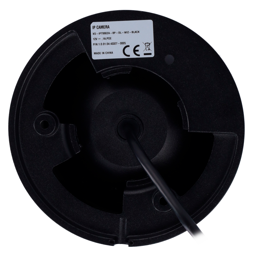 X-SECURITY XS-IPT990ZA-8P-DL-WIZ-BLACK IP Turret 13.5mm IR 40m IP67 - Imagen 5