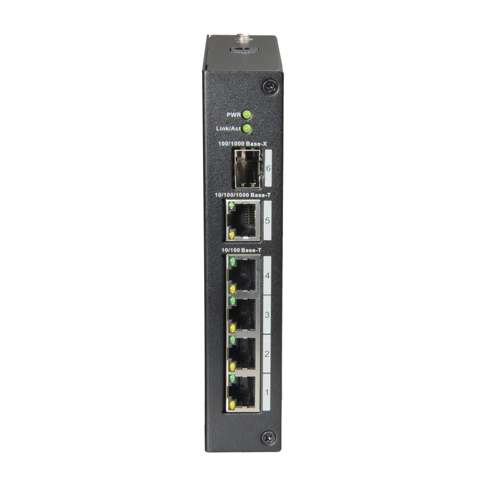 Switch Gigabit 4 Puertos XS-SW06-DIN Montaje DIN Rail