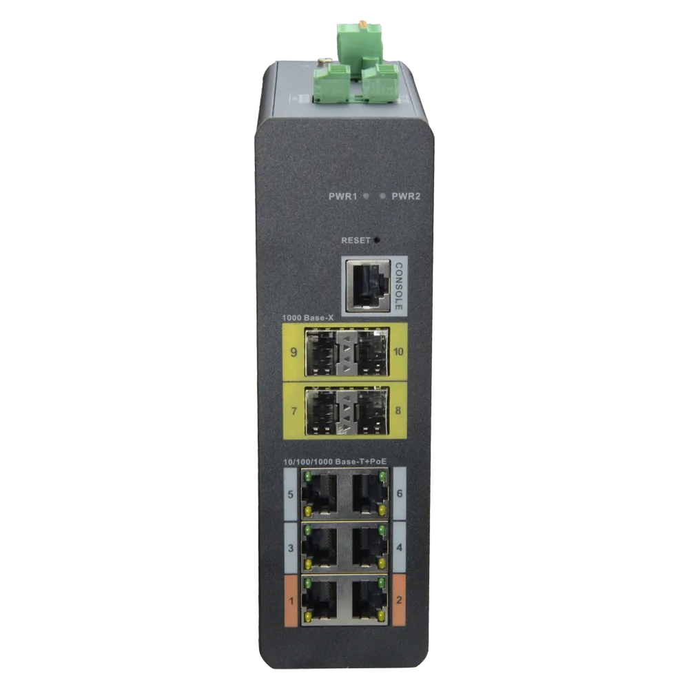 Switch Gigabit PoE Gestionable XS-SW1006HIPOE-MFG-120-DIN