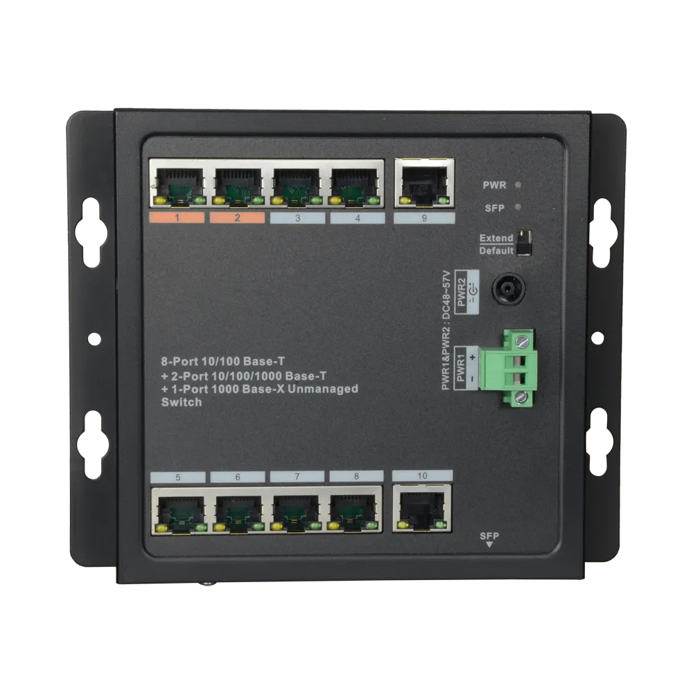 Switch PoE X-SECURITY XS-SW1108HIPOE-96DIN 8 Puertos Gigabit