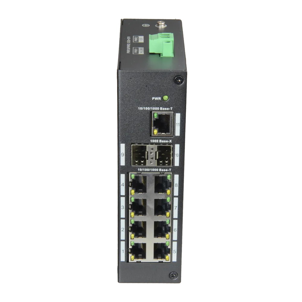 Switch Industrial Gigabit XS-SWI1100-GDIN 9P + SFP DIN
