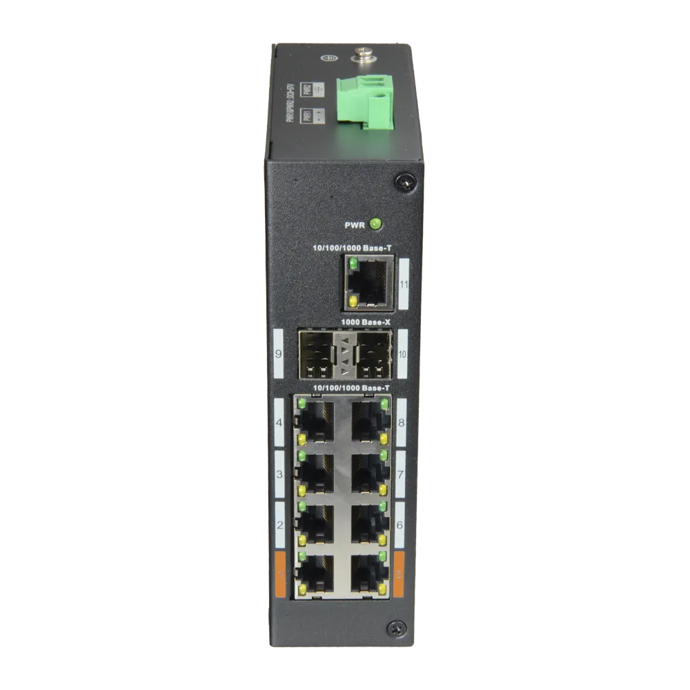 Switch Industrial Gigabit XS-SWI1108HIPOE-G120DIN 8P SFP