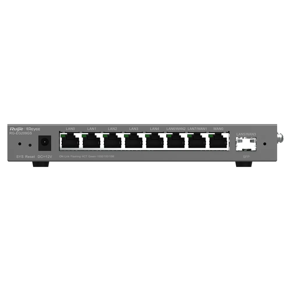 Router Industrial Gigabit RG-EG209GS Reyee 9 Puertos SFP