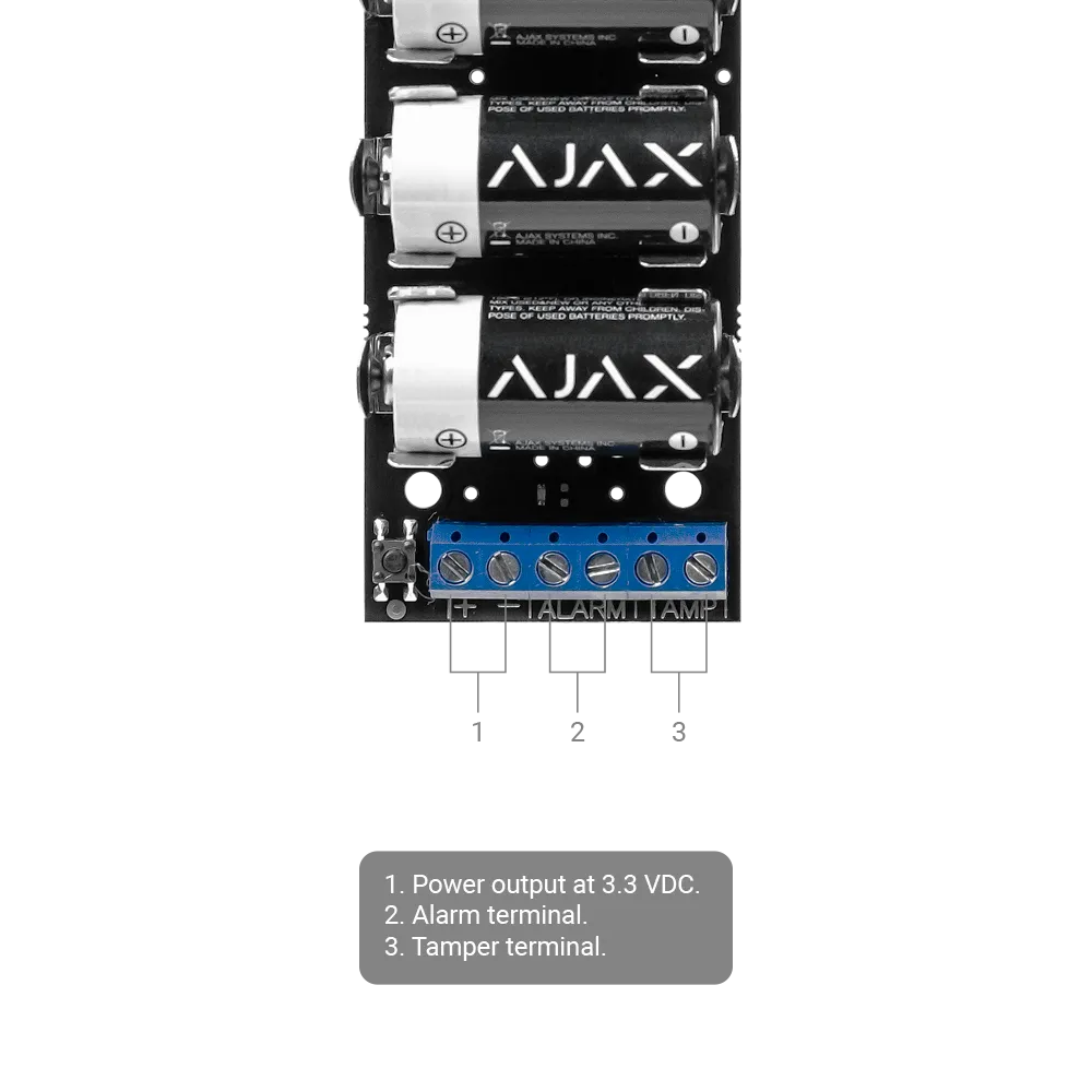 AJAX AJ-TRANSMITTER Expansor Módulo Jeweller Alarmas