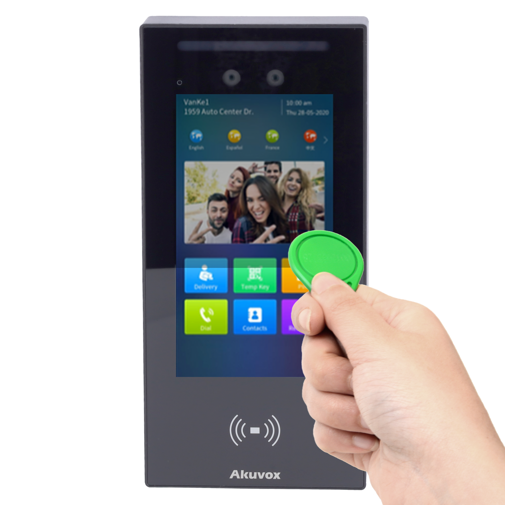 Placa videoportero - IP - superficie - Akuvox - Cámara 2 Mpx - sin WiFi, PoE - IP65 - Acceso MIFARE/NFC/PIN/QR - Ref. AK-E16C - Imagen 5