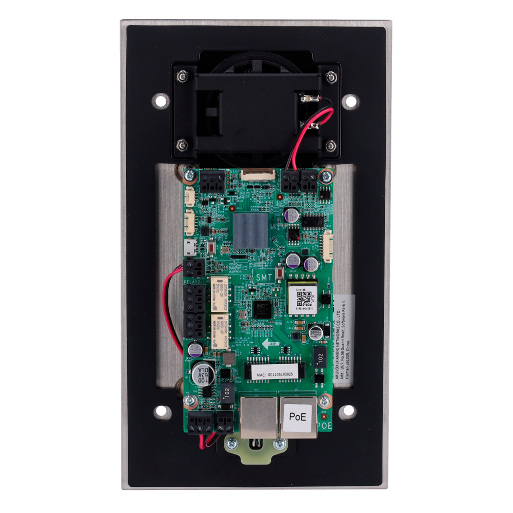 Placa videoportero - IP - empotrar / superficie - Akuvox - sin WiFi, PoE - IP65 IK10 - Ref. AK-E21A - Imagen 4