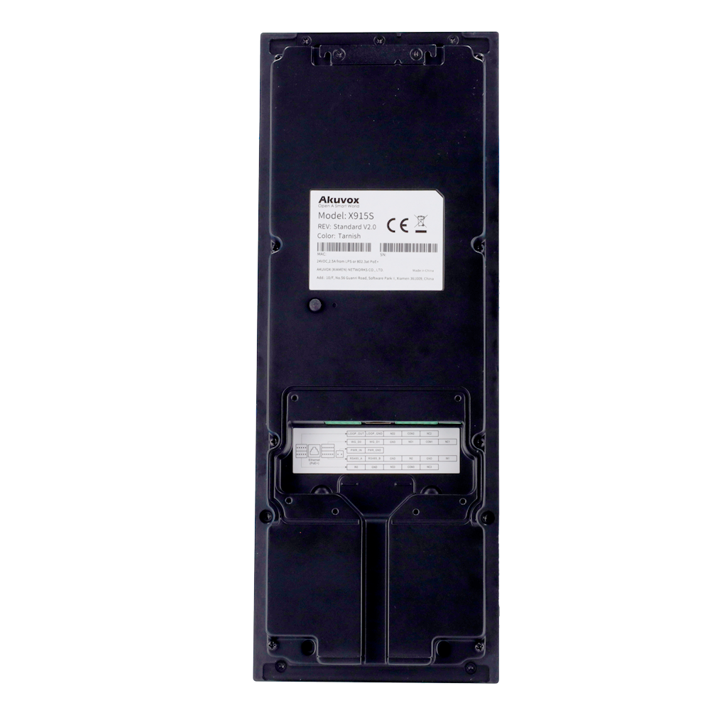 Placa videoportero - IP - empotrar / superficie - Akuvox - Cámara 2 Mpx - sin WiFi, PoE - IP65 IK10 - Acceso MIFARE/EM/PIN/QR - Ref. AK-X915S - Imagen 5