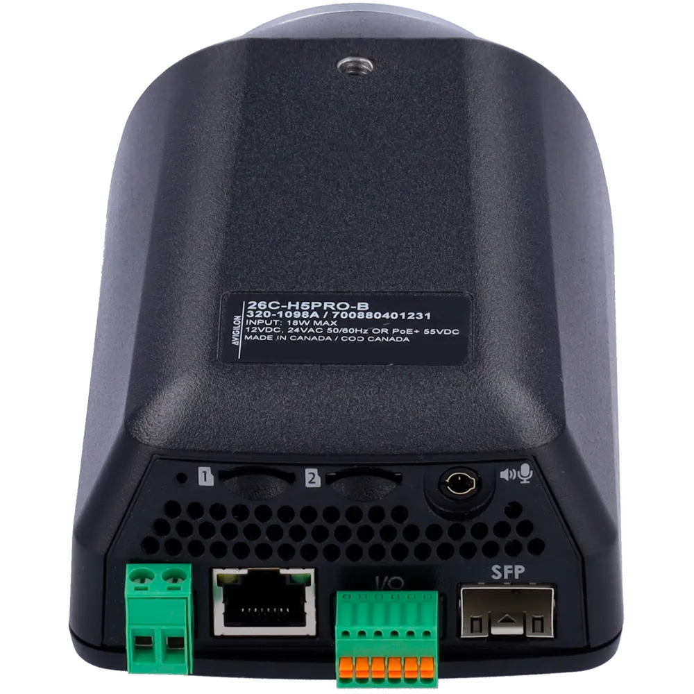 Avigilon AVI-26C-H5PRO-B Cámara IP Box 26MP Profesional