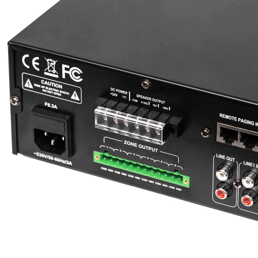 DSPPA - DSPPA-DMA6500U - Amplificador 500W 100V - Imagen 5