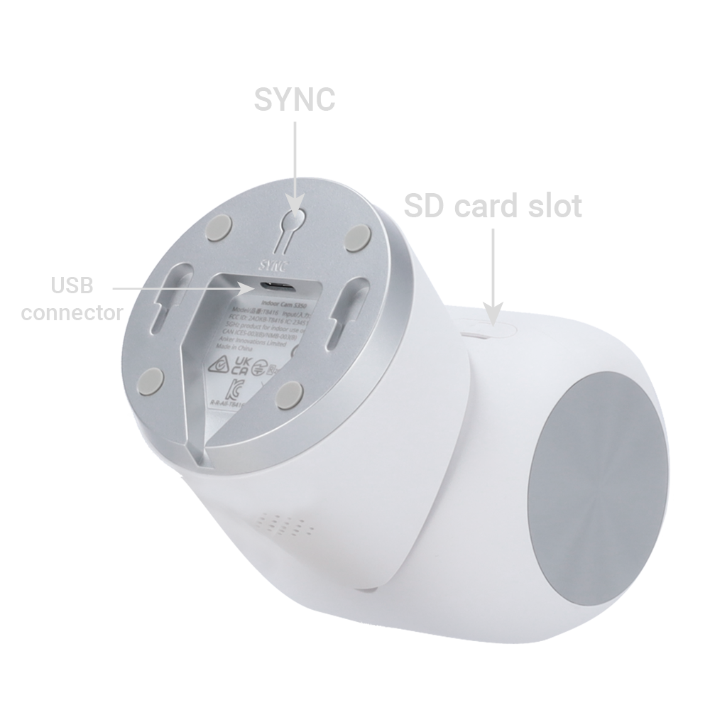 Eufy EUFY-INDOORCAM-S350 Cámara 4K WiFi Dual Interior - Imagen 5