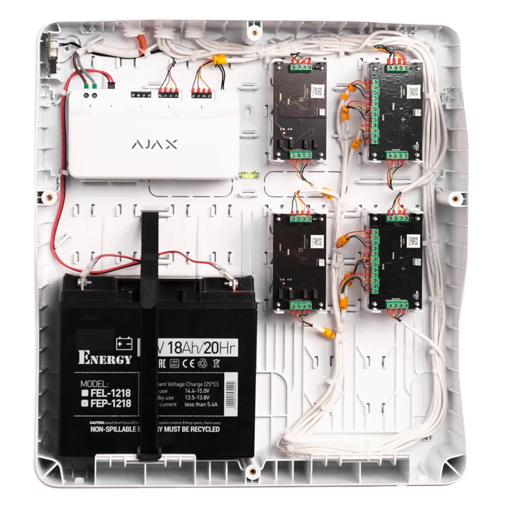 AJAX FIBRA-CASE-D430-W Caja Metálica Expansor Fibra Grado 3