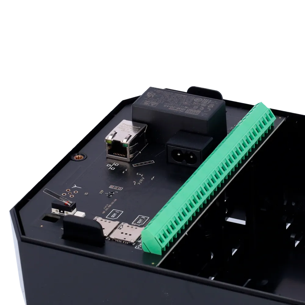 Ajax Hub Hybrid FIBRA-HUBHYBRID-B Grado 3 Fibra + Jeweller