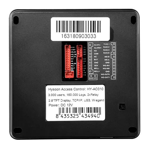 Control Acceso Autónomo HY-AC010 Huella y Tarjeta EM Hysoon