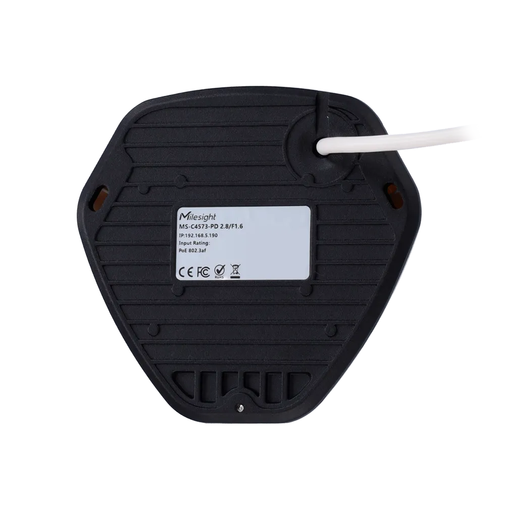 Milesight MS-C4573-PD Cámara Mini Domo IP 4MP Exterior IR PoE