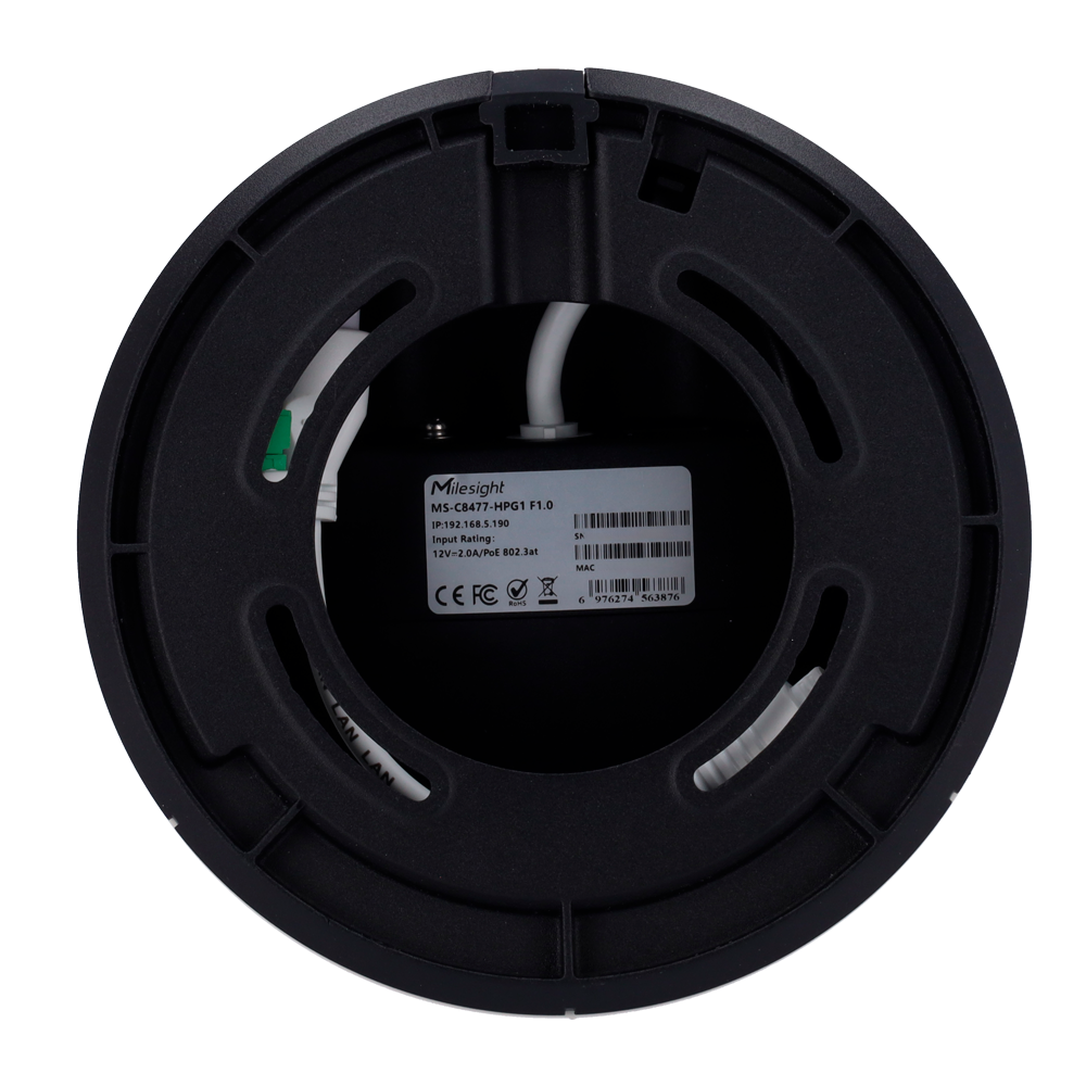Milesight MS-C8477-HPG1 Cámara Domo – IP · 8MP · Exterior · IR · PoE - Imagen 5