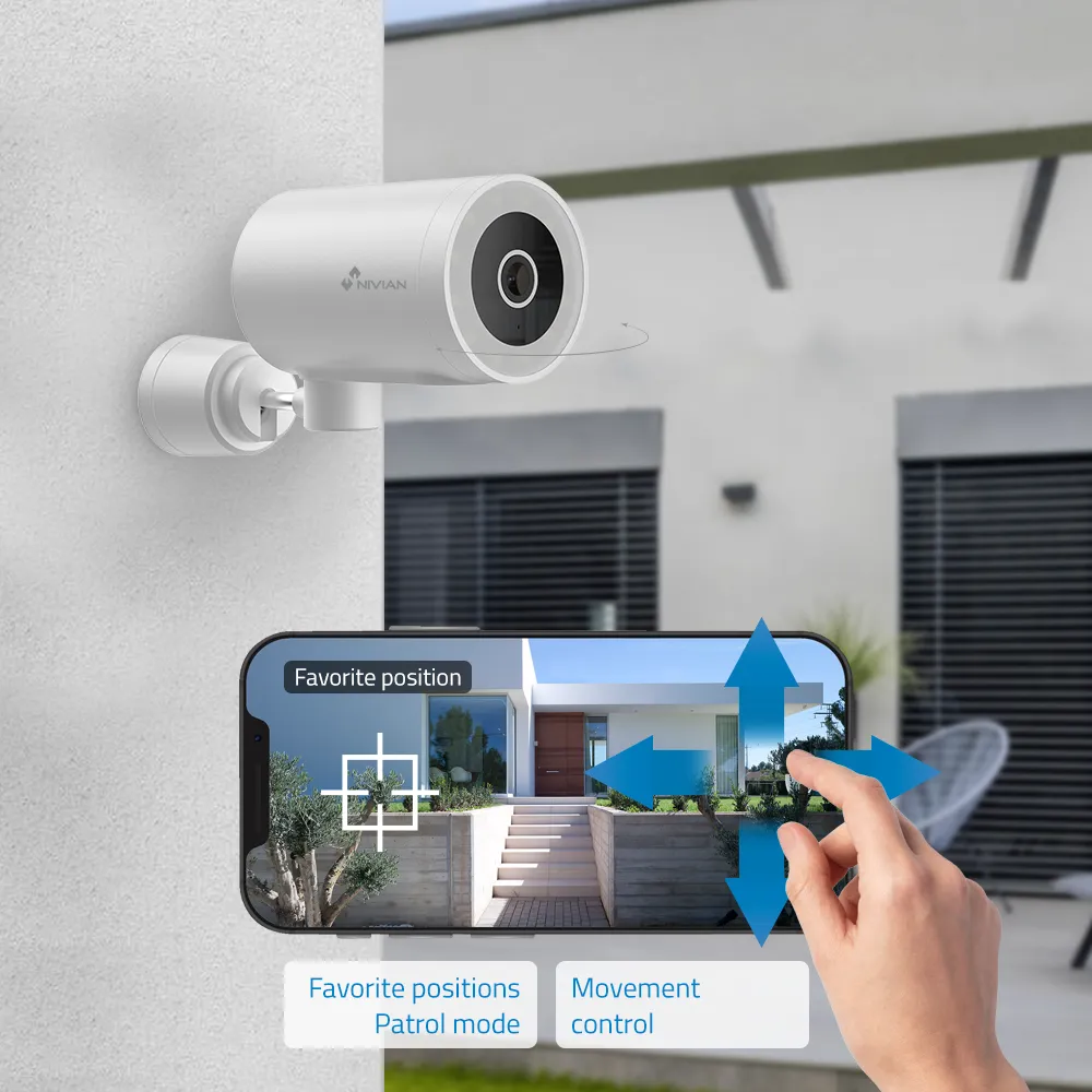 Cámara Nivian NVS-IPC-0H3-L 4MP WiFi Exterior IP65
