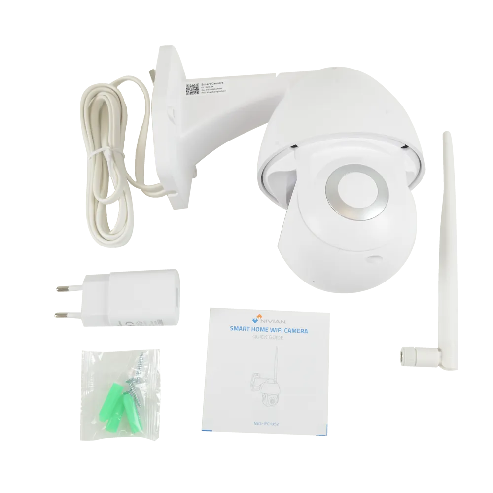 Nivian NVS-IPC-0S2 Cámara 4MP WiFi 2.4 Exterior Motorizada