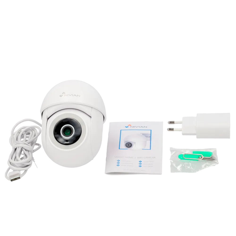 Nivian NVS-IPC-0S4-L-MINI Cámara WiFi 3MP Exterior Motorizada