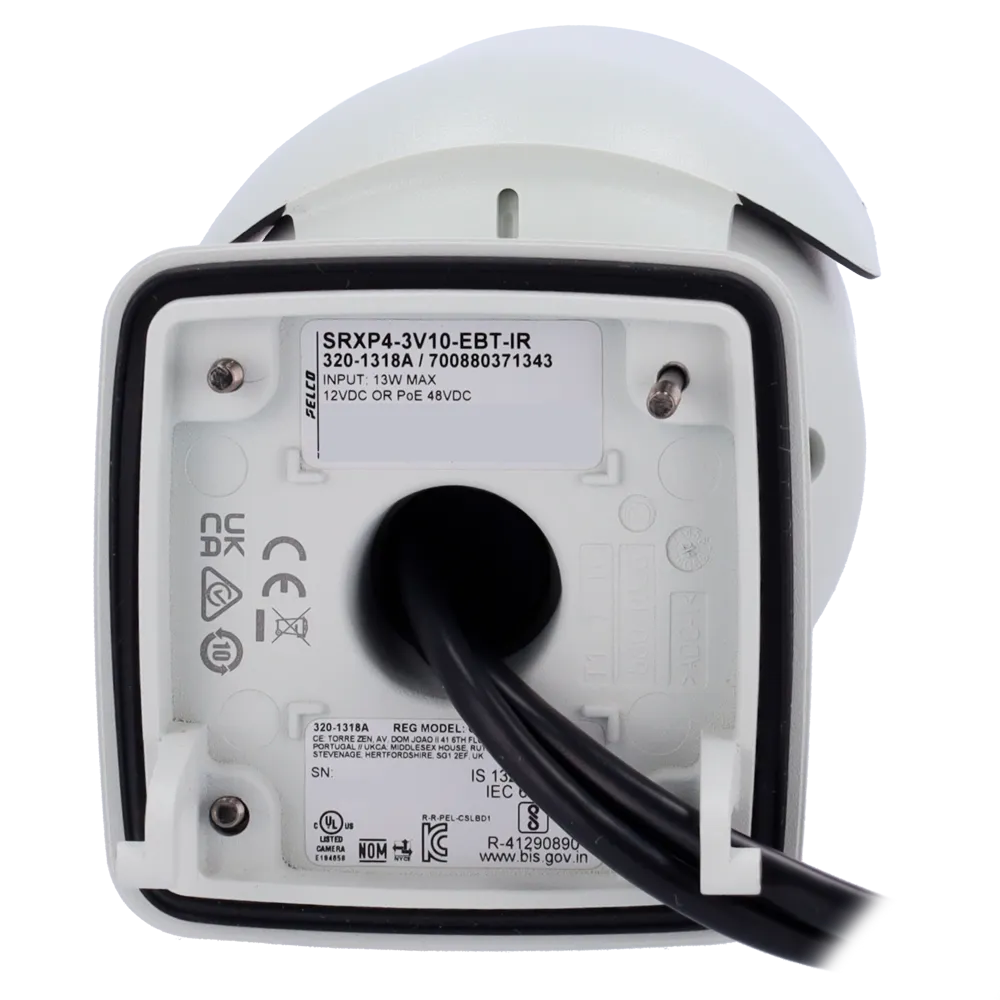 Pelco PL-SRXP4-5V40-EBT-IR Cámara IP Bullet 5MP 10.5mm
