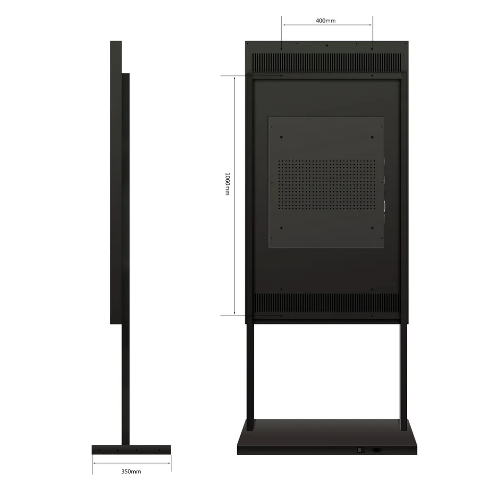Soporte de Suelo con Peana Safire SF-55WF-FB para Monitor