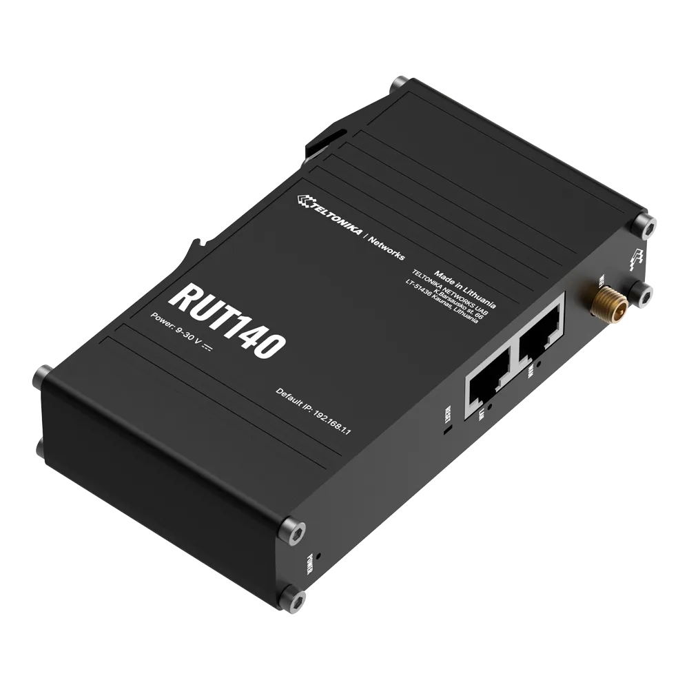 Router Industrial TK-RUT140 Wi-Fi 4 con PoE | Teltonika