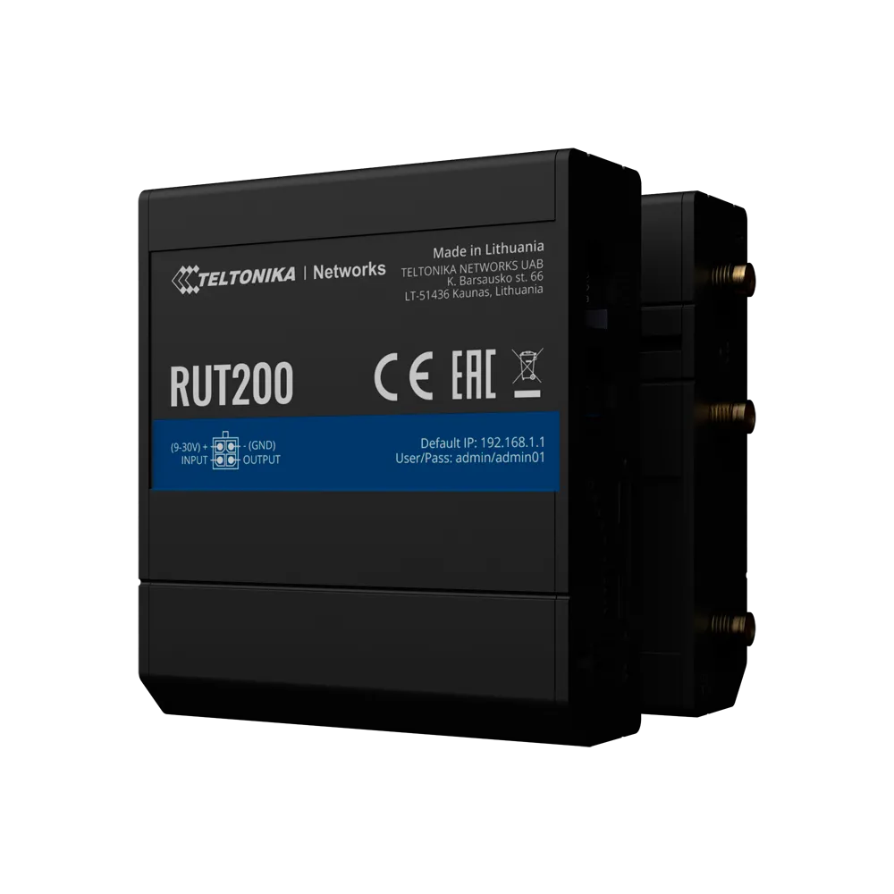 Router 4G Teltonika TK-RUT200 Cat 4 Wi-Fi Industrial