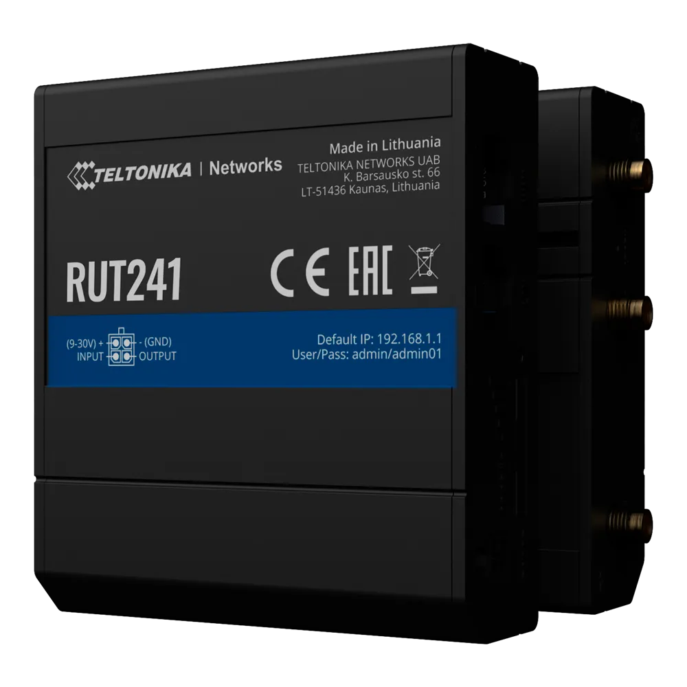 Router 4G Teltonika TK-RUT241 Industrial LTE Cat4 WiFi