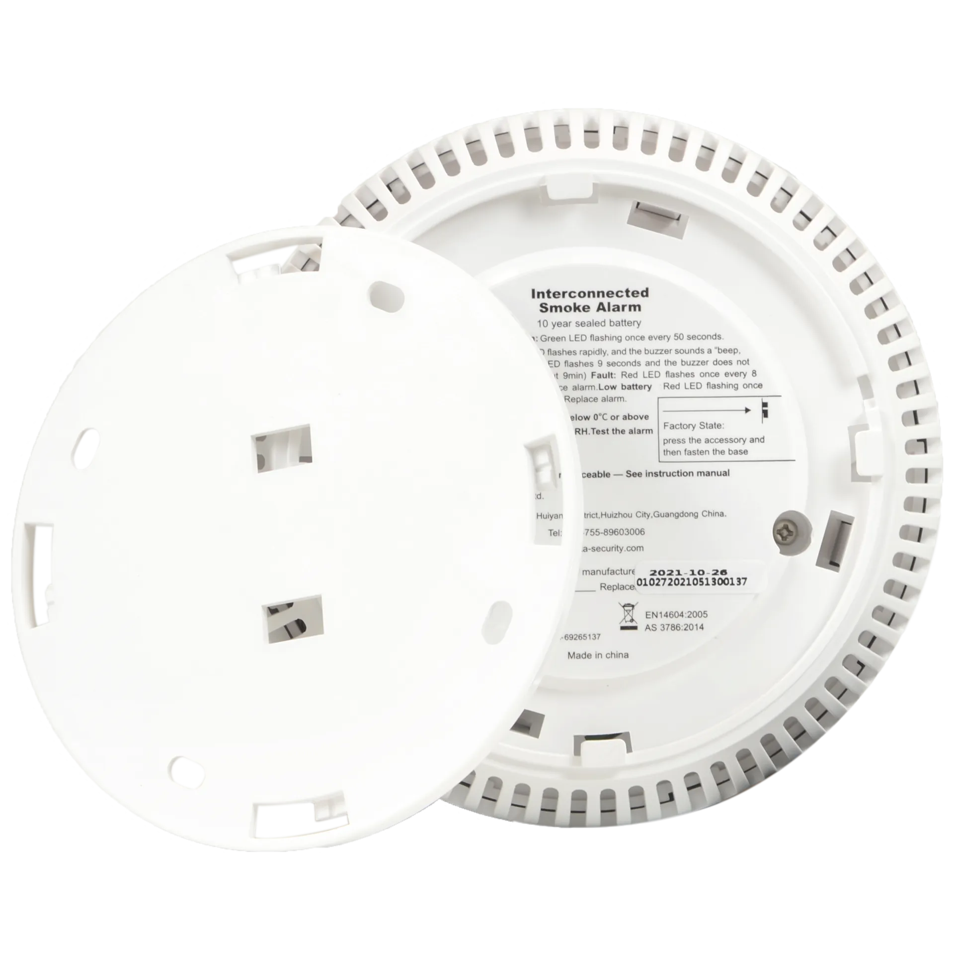Kit Detector Humo CO ANKA 3XANKA-762SI Interconectable RF