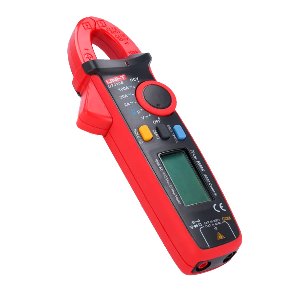 Medidor Eléctrico UNI-T UT210E 600V 100A Pinza Amperimétrica