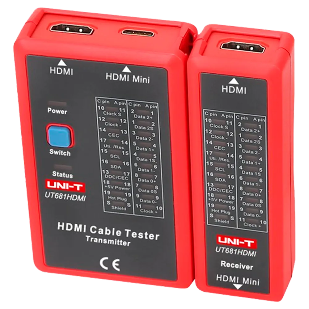 Herramienta UNI-T UT681HDMI Comprobador Cables HDMI