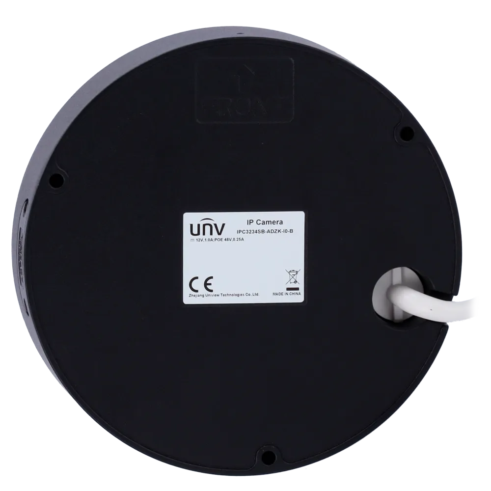 Cámara Domo IP Uniview UV-IPC3234SB-ADZK-I0-BLACK 4MP Exterior
