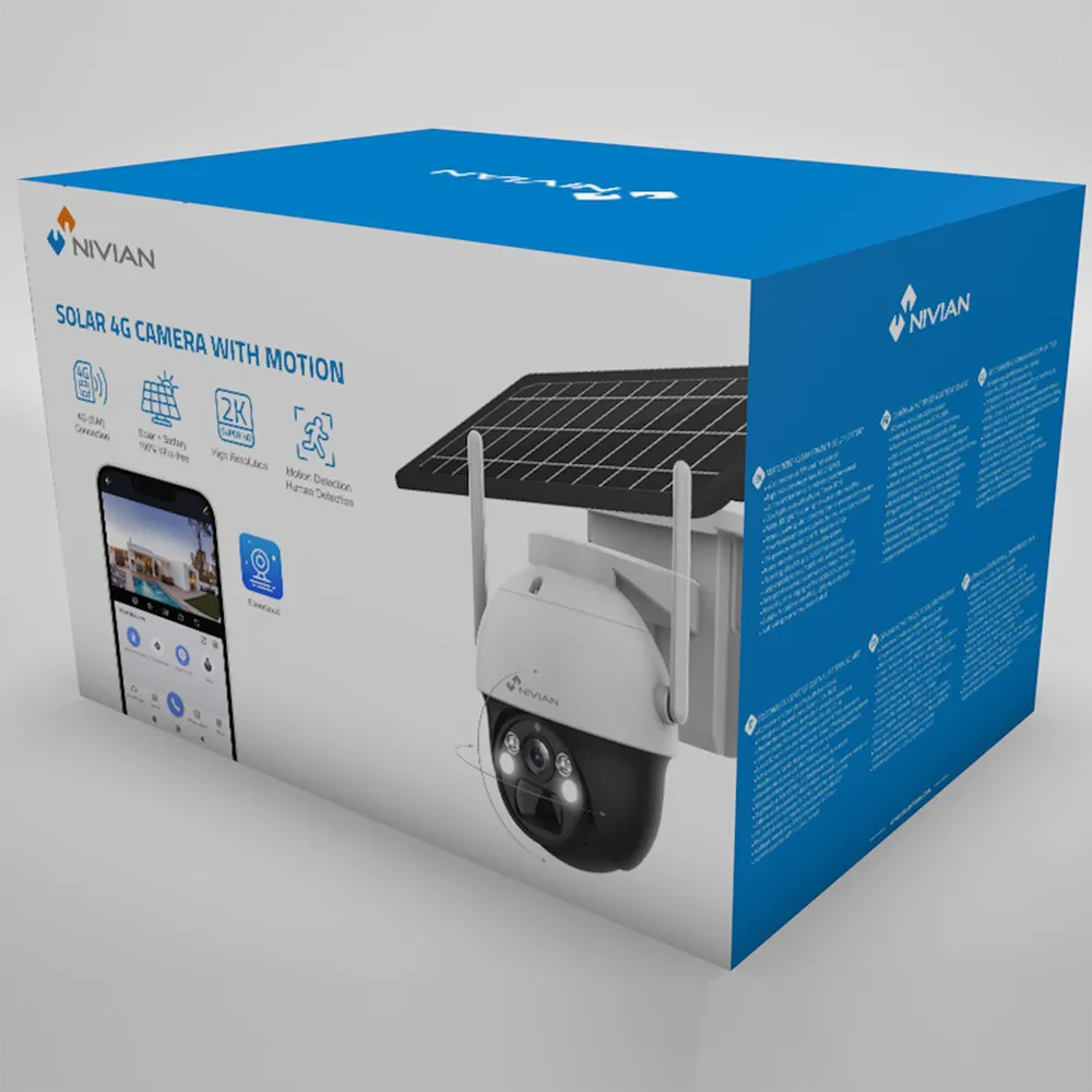 Panel Solar con Batería NV-CAM02S-SOLAR4G para Cámara 4G