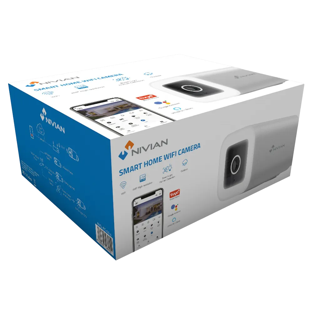 Nivian NVS-IPC-03-L Cámara 4MP WiFi 2.4GHz Exterior
