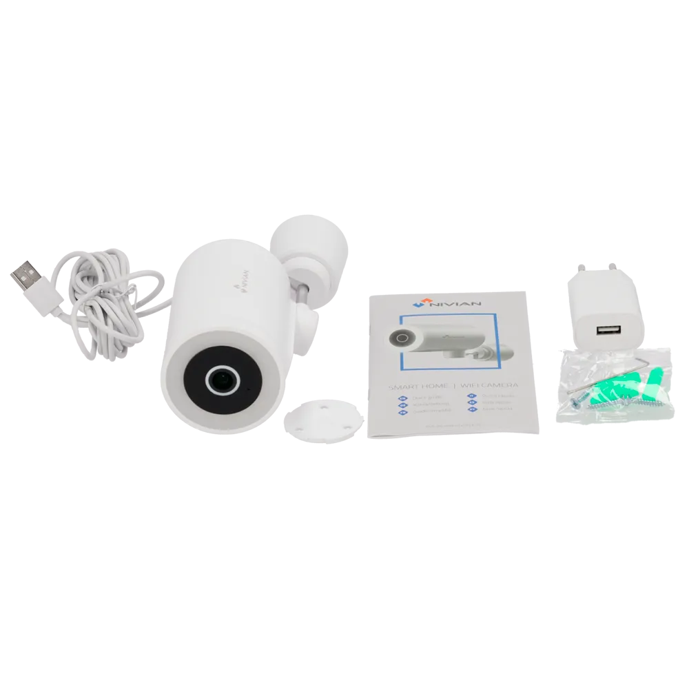 Cámara Nivian NVS-IPC-0H3-L 4MP WiFi Exterior IP65