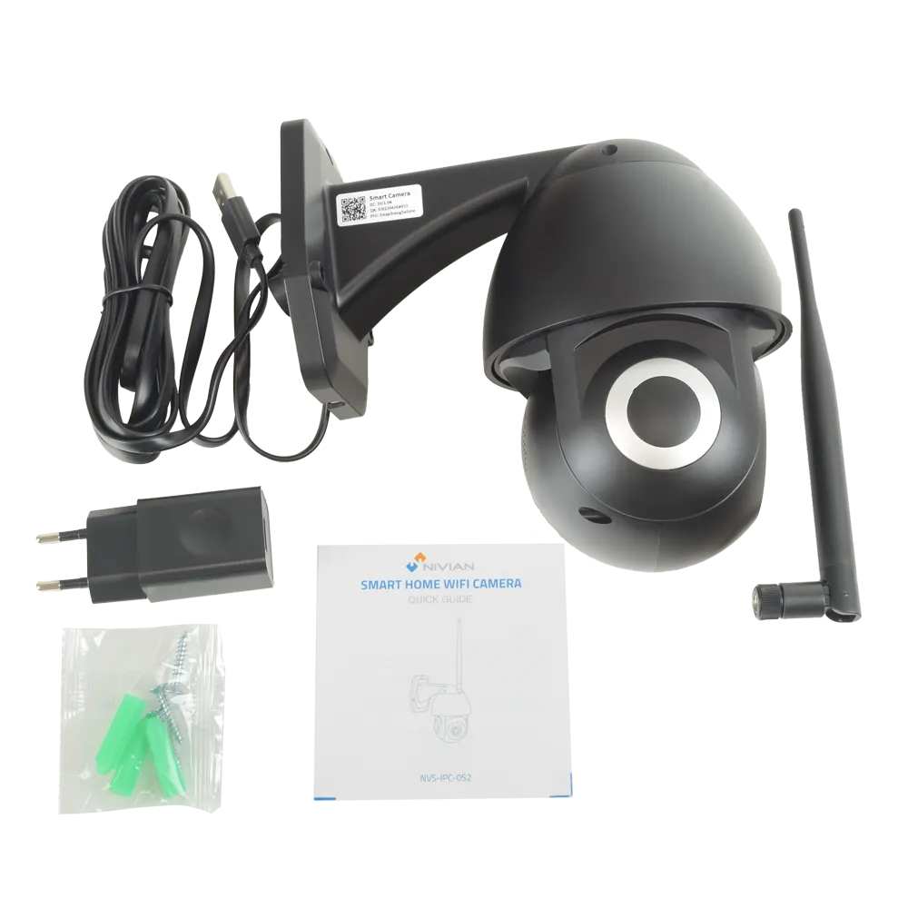 Nivian NVS-IPC-0S2B Cámara WiFi 4MP Exterior Motorizada
