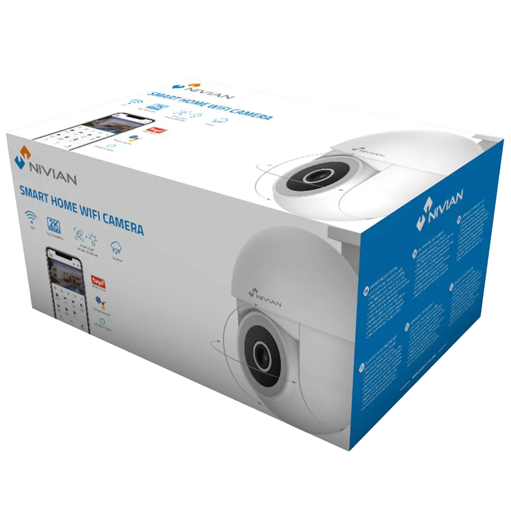 Nivian NVS-IPC-0S4-L-MINI Cámara WiFi 3MP Exterior Motorizada