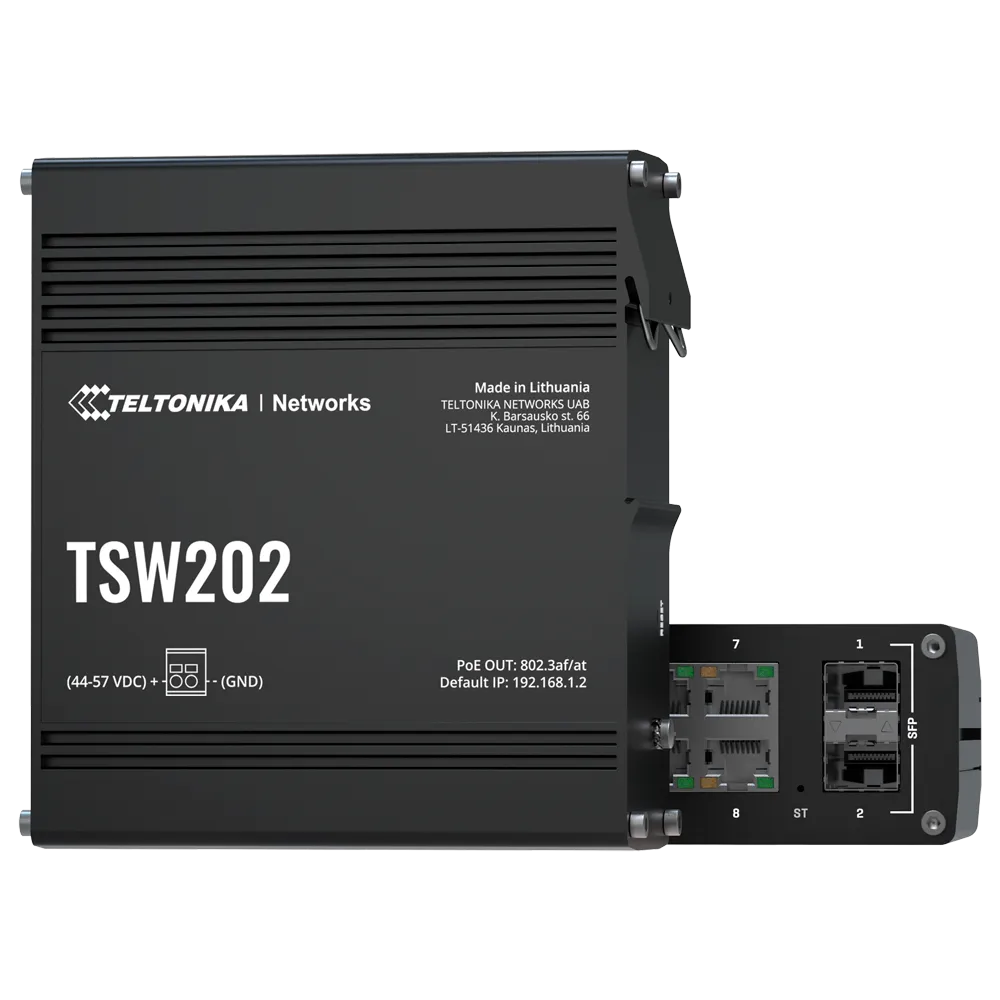 Switch Gigabit PoE Gestionable Teltonika TK-TSW202 8P SFP