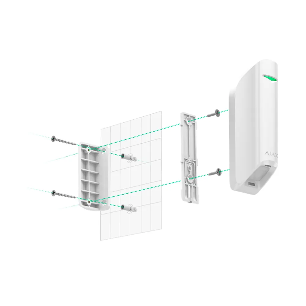 Detector PIR Tipo Cortina AJ-CURTAINPROTECT-W Ajax