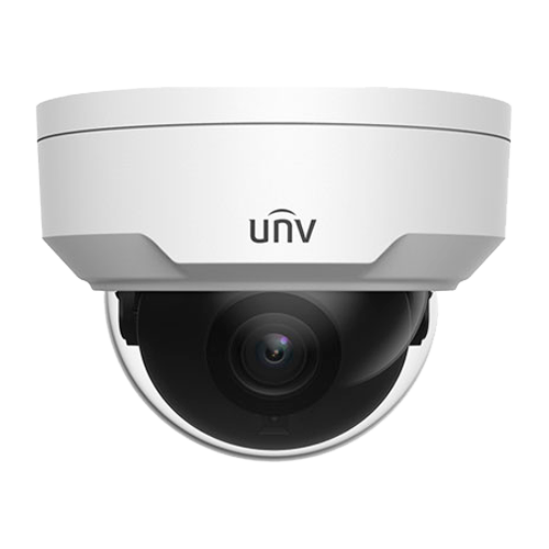 Cámara Domo IP Uniview UV-IPC324SB-DF28K-I0 4MP Exterior PoE