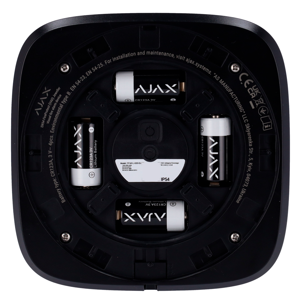 Indicador lumínico inalámbrico - Marca Ajaxincendio (AJ-EN54-VAD-B) - Imagen 6