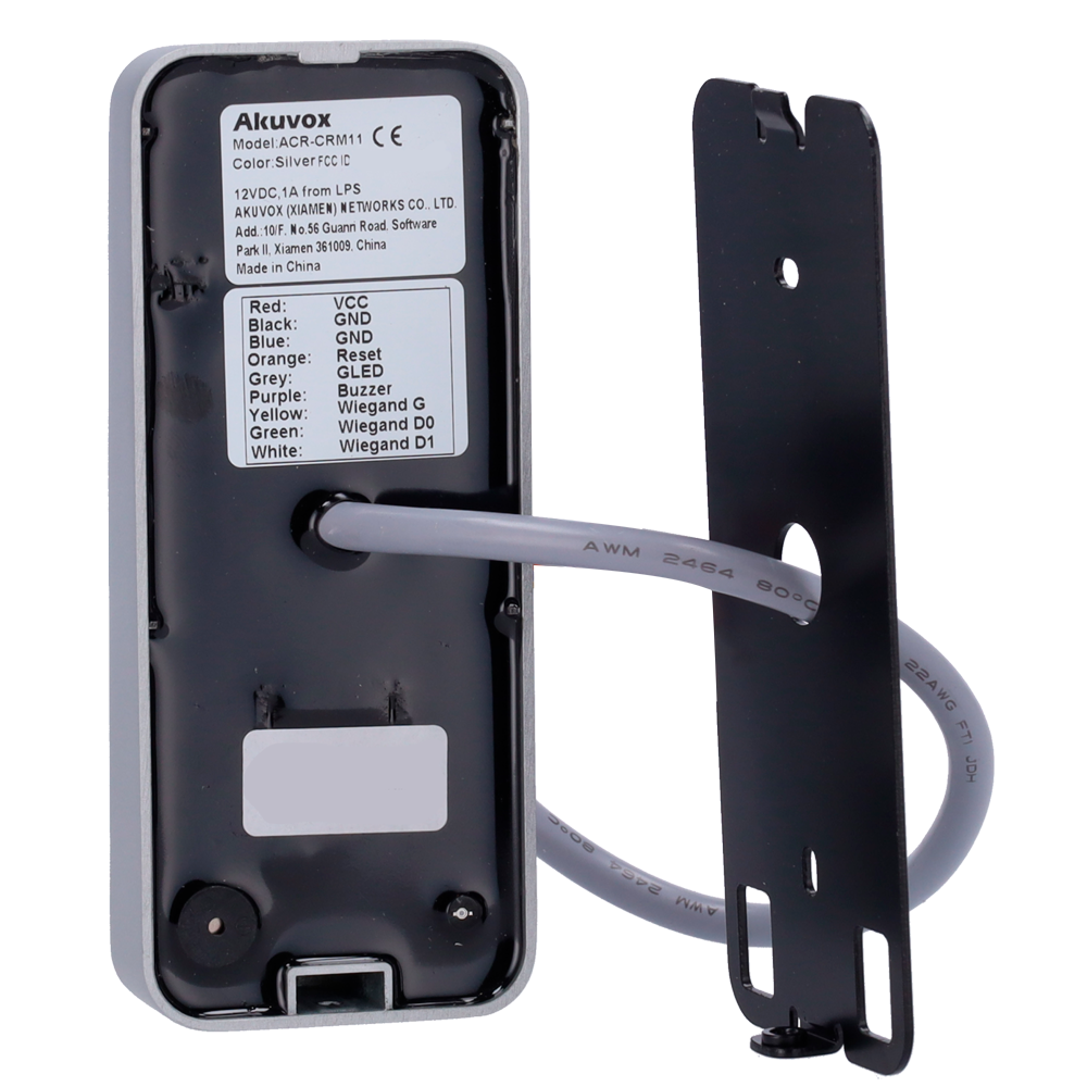 Akuvox - AK-ACR-CRM11 - Lector RFID EM 125 kHz Wiegand Exterior - Imagen 6