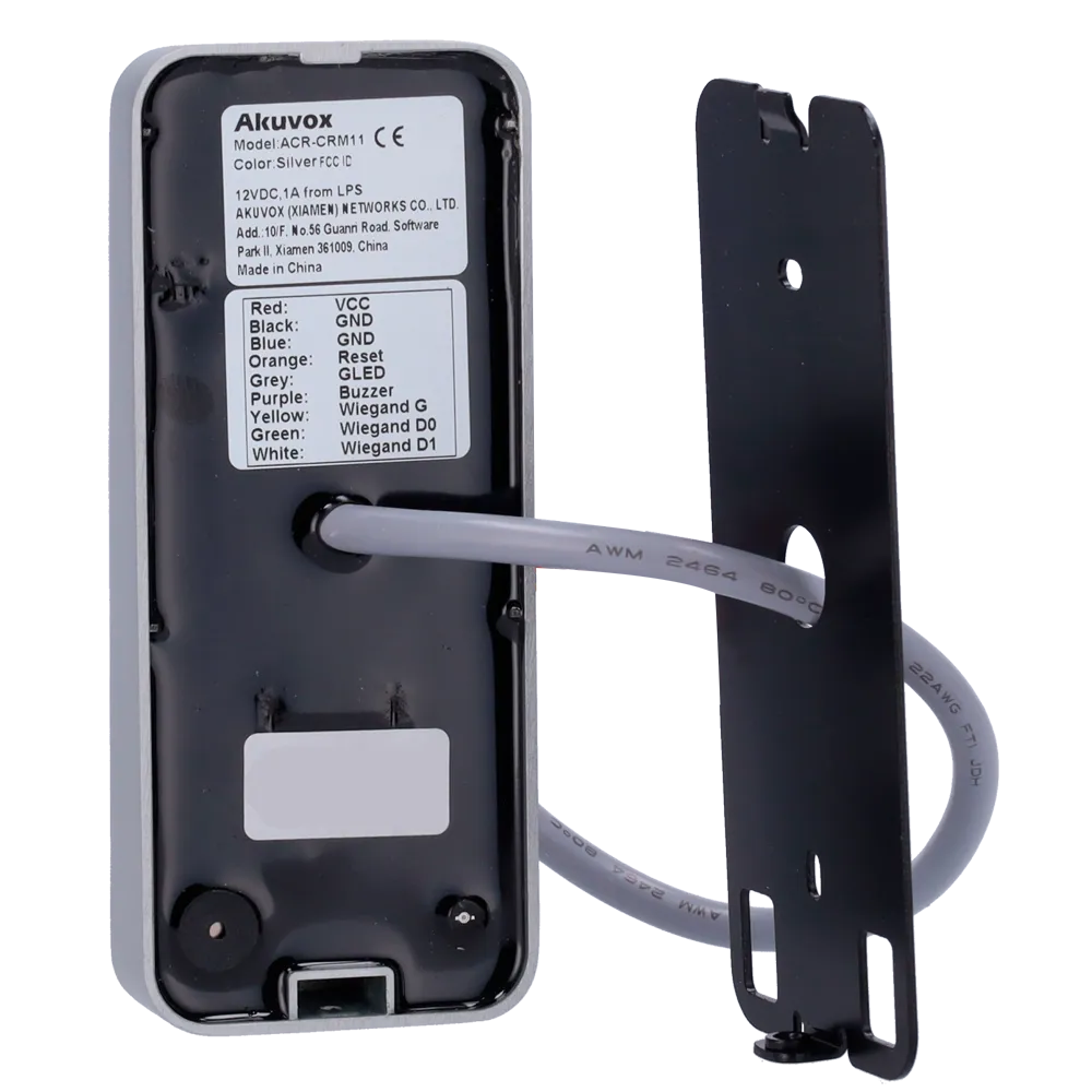 Lector RFID EM 125 kHz Akuvox AK-ACR-CRM11 Exterior Wiegand