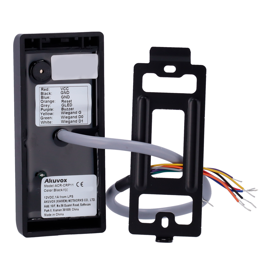 Akuvox - AK-ACR-CRP11 - Lector RFID EM 125 kHz Wiegand Exterior - Imagen 6