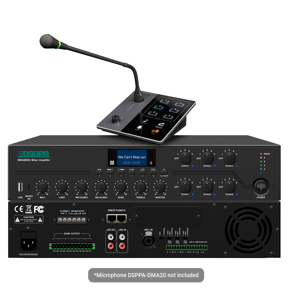 DSPPA - DSPPA-DMA6500U - Amplificador 500W 100V - Imagen 6