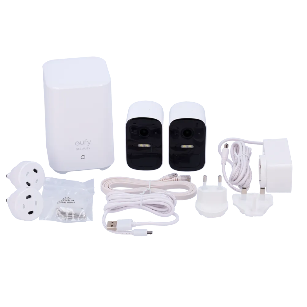 Eufy EUFY-CAM2C-S210 Kit Batería 1080p WiFi 2.4GHz